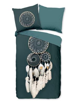 Pure Dekbedovertrek "dromenvanger" - Petrol - (135x200 cm) - Microfiber Pure Dekbedovertrek "dromenvanger" - Petrol - (135x200 cm) - Microfiber