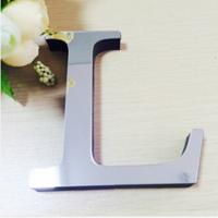 2 PC'S Home Decoratie creatieve persoonlijkheid Engelse letters acryl spiegel 3D DIY muur stickers (L)