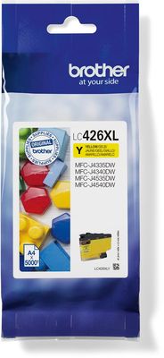 Brother inktcartridge, 5.000 pagina&apos;s, OEM LC-426XLY, geel