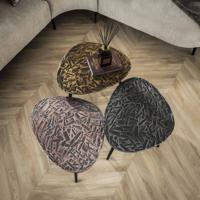 LifestyleFurn Organische Salontafel 'Renée' Driehoekig, Set van 3 stuks