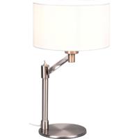 LED Tafellamp Mat Nikkel - E27 Fitting - Aluminium Tafelverlichting - Trion Cindy