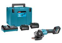 Makita GA032GU201 XGT 40V Max Accu Haakse Slijper | 125mm | 2 accu&apos;s en lader in koffer - GA032GU201