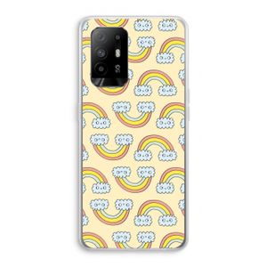 Regenboog: Oppo A95 5G Transparant Hoesje