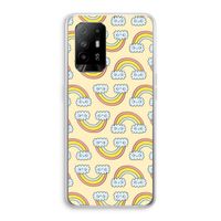 Regenboog: Oppo A95 5G Transparant Hoesje