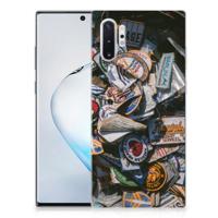 Samsung Galaxy Note 10 Plus | Siliconen hoesje | met foto Badges