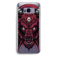 Hell Hound and Serpents: Samsung Galaxy S8 Plus Transparant Hoesje