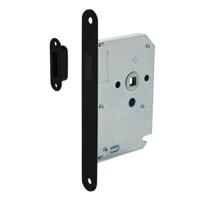 Intersteel magneet loopslot - doornmaat 50 mm - voorplaat afgerond - mat zwart