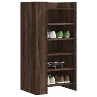 VidaXL Schoenenkast 52x37,5x100 cm bewerkt hout bruin eikenkleurig