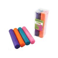 4x Gekleurde fantasie klei rollen 100 gram creatief speelgoed voor kinderen