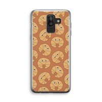 Croissant: Samsung Galaxy J8 (2018) Transparant Hoesje Croissant: Samsung Galaxy J8 (2018) Transparant Hoesje