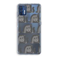 Cats: Motorola Moto G9 Plus Transparant Hoesje