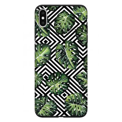 Geometrische jungle: iPhone XS Max Tough Case