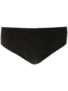 Osklen slip de bain à design texturé - Noir