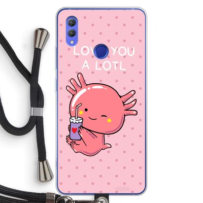 Love You A Lotl: Honor Note 10 Transparant Hoesje met koord