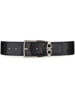 Ferragamo ceinture en cuir - Noir - thumbnail