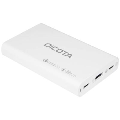 Dicota Desktop USB-oplader 65 W USB-C, USB-C, USB-A Wit Binnen GaN Dicota Desktop USB-oplader 65 W USB-C, USB-C, USB-A Wit Binnen GaN