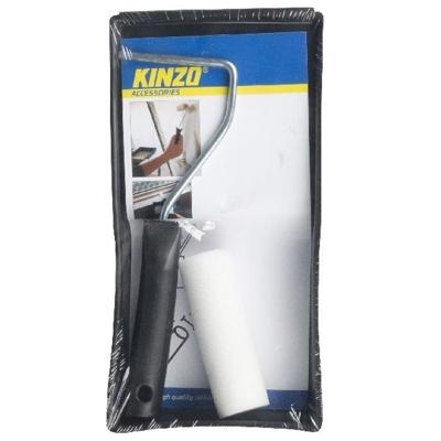 Kinzo Verfroller schilderset - 3 delig - inclusief beugel en verfbakje van kunststof - schilderen