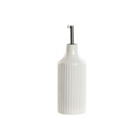 Flesje Home ESPRIT Wit Zilverkleurig Roestvrij staal Porselein Stads 350 ml 7 x 7 x 22 cm