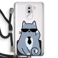 Cool cat: Honor 6X Transparant Hoesje met koord