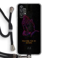 Praying For My Haters: Samsung Galaxy A32 5G Transparant Hoesje met koord