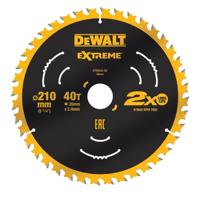 DeWALT Cirkelzaagblad voor Hout | Universeel | Ø 210mm Asgat 30mm 40T - DT20433-QZ