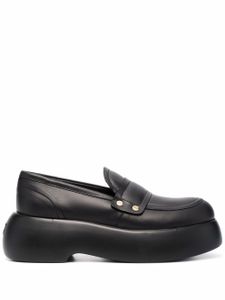 AGL mocassins en cuir - Noir