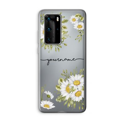 Daisies: Huawei P40 Pro Transparant Hoesje