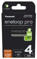 Oplaadbare batterijen PANASONIC ENELOOP PRO AA 2500 mAh 4 szt (BK-3HCDE/4CP)