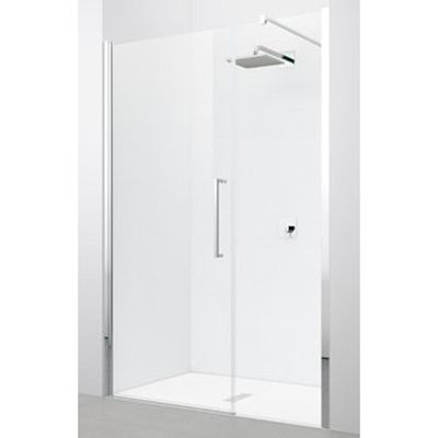 Novellini Young 2.0 GFL draaideur met vaste wand in lijn voor nis 117/121x200cm matchroom/helder y2gfl117-1b