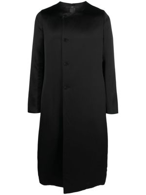 SAPIO manteau mi-long à boutonnière - Noir