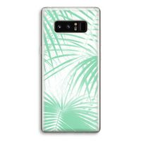 Palmbladeren: Samsung Galaxy Note 8 Transparant Hoesje