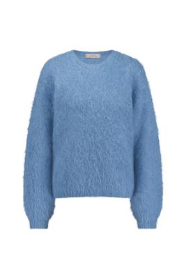 Lisette furry pullover - light blue - 12329