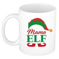 Mama Elf koffiemok / theebeker kerstcadeau moeder 300 ml