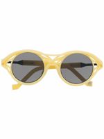 VAVA Eyewear x Kengo Kuma lunettes de soleil CL0015 à monture ronde - Jaune