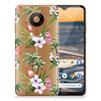 Nokia 5.3 | TPU Hoesje | Flamingo Palms