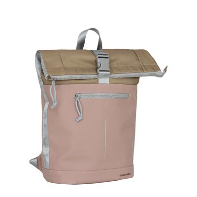 New Rebels Ferron New York Rolltop Rugzak 16L Oud Roze