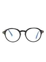 TOM FORD Eyewear lunettes de vue 5867-B à monture ronde - Noir