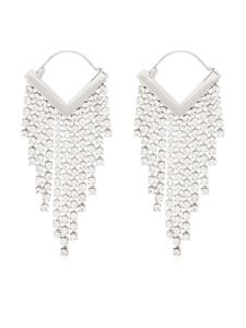 ISABEL MARANT boucles d'oreilles à ornements en cristal - Argent