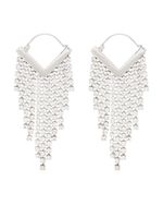 ISABEL MARANT boucles d'oreilles à ornements en cristal - Argent - thumbnail