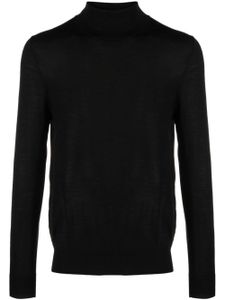 Hackett roll-neck wool-blend jumper - Noir