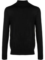 Hackett roll-neck wool-blend jumper - Noir - thumbnail