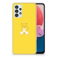 Samsung Galaxy A13 4G Telefoonhoesje met Naam Baby Leopard