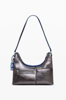 Kleine tweekleurige afneembare tas - BLUE - U