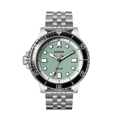 Nixon A1402-5235 Groen Zilverkleurig Heren horloge