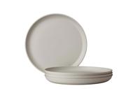 Set van 4 Mepal ontbijtborden silueta 230 mm nordic white