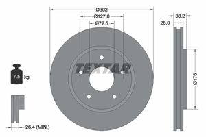 Remschijf 92181503