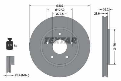 Remschijf 92181503