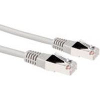 ACT Grijze 3 meter LSZH F/UTP CAT5E patchkabel met RJ45 connectoren