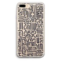 Moroccan Print: iPhone 7 Plus Transparant Hoesje