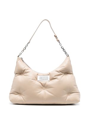 Maison Margiela sac porté épaule Glam Slam médium - Tons neutres
